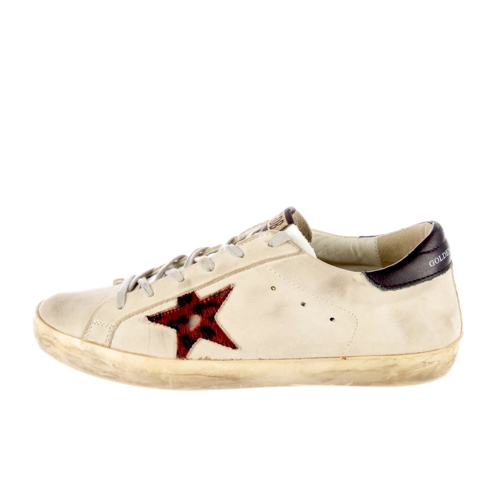 •   Golden Goose Superstar Low Top Sneakers